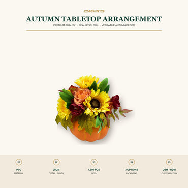J25405NGT28 image 2 - Autumn Tabletop Arrangement