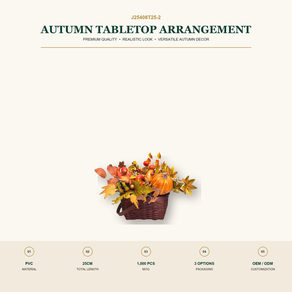 J25408T25-2 image 2 - Autumn Tabletop Arrangement