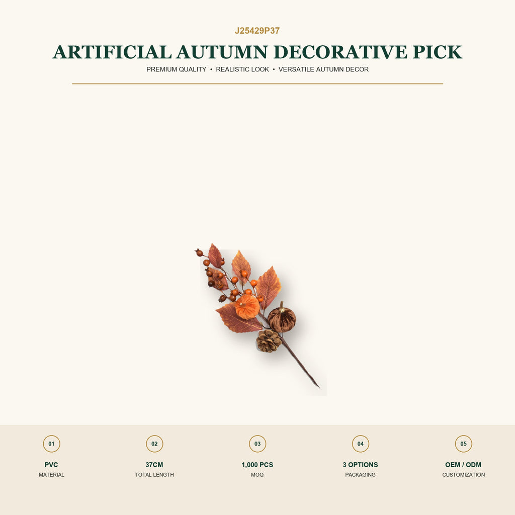 J25429P37 image 2 - Artificial Autumn Decorative Pick
