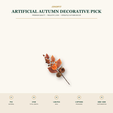 J25429P37 image 2 - Artificial Autumn Decorative Pick