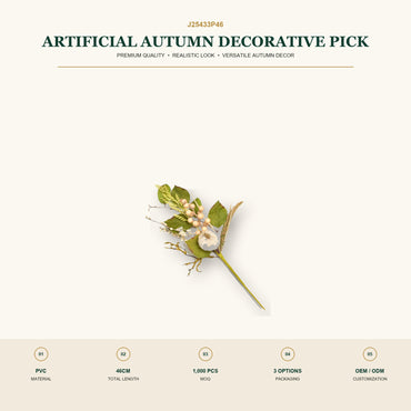 J25433P46 image 2 - Artificial Autumn Decorative Pick