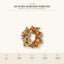J25441W60 image 2 - Autumn Harvest Wreath