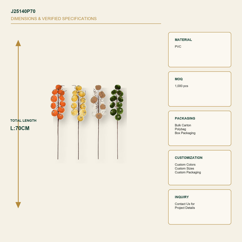 J25140P70 image 3 - Artificial Autumn Decorative Pick