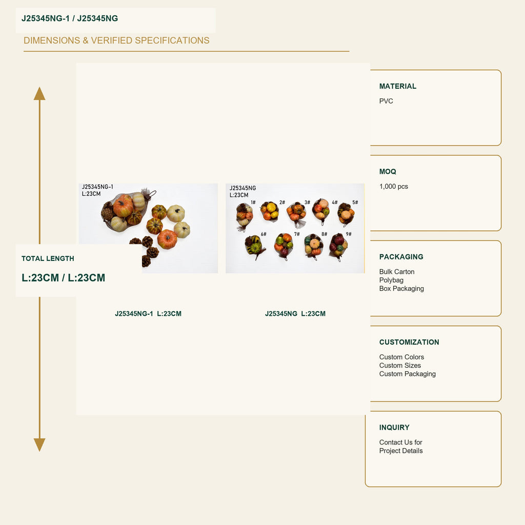 J25345NG-1 image 3 - Autumn Decorative Ornament Set