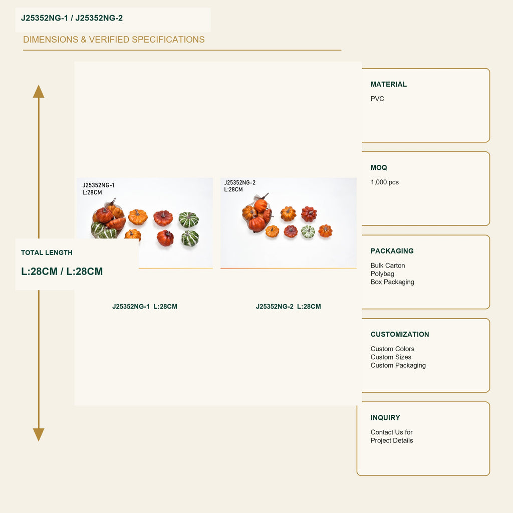 J25352NG-1 image 3 - Autumn Decorative Ornament Set
