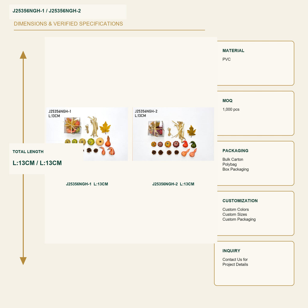 J25356NGH-1 image 3 - Autumn Decorative Ornament Set