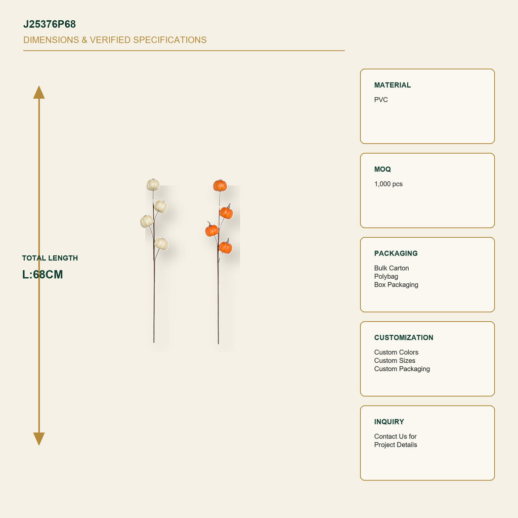 J25376P68 image 3 - Artificial Autumn Decorative Pick
