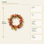 J25382W50 image 3 - Autumn Harvest Wreath