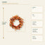 J25392W60 image 3 - Autumn Harvest Wreath