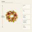 J25393W60 image 3 - Autumn Harvest Wreath