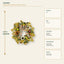 J25394W60 image 3 - Autumn Harvest Wreath