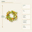 J25396W55 image 3 - Autumn Harvest Wreath