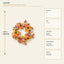 J25397W60 image 3 - Autumn Harvest Wreath