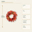 J25404W70 image 3 - Autumn Harvest Wreath