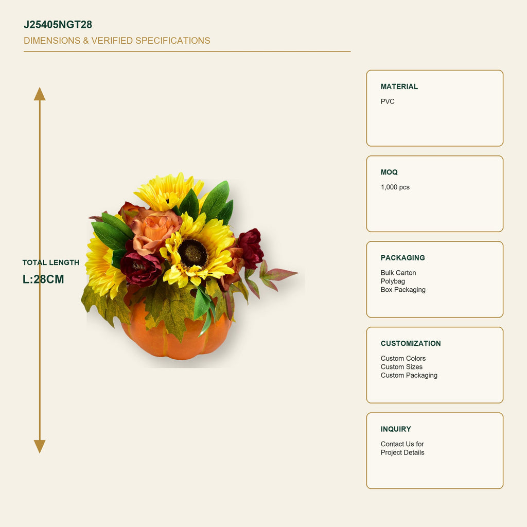J25405NGT28 image 3 - Autumn Tabletop Arrangement