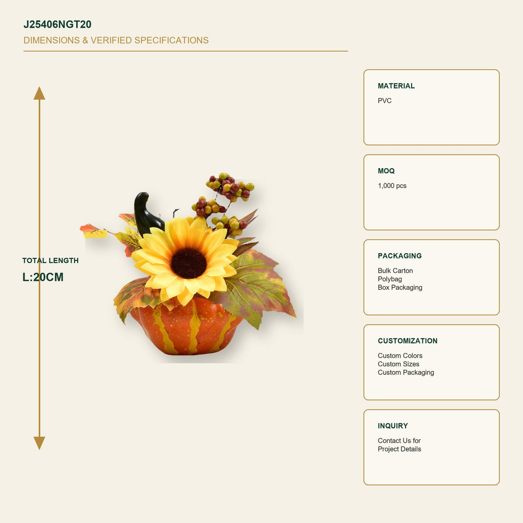 J25406NGT20 image 3 - Autumn Tabletop Arrangement