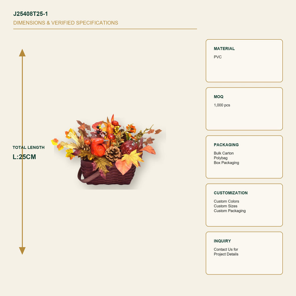J25408T25-1 image 3 - Autumn Tabletop Arrangement