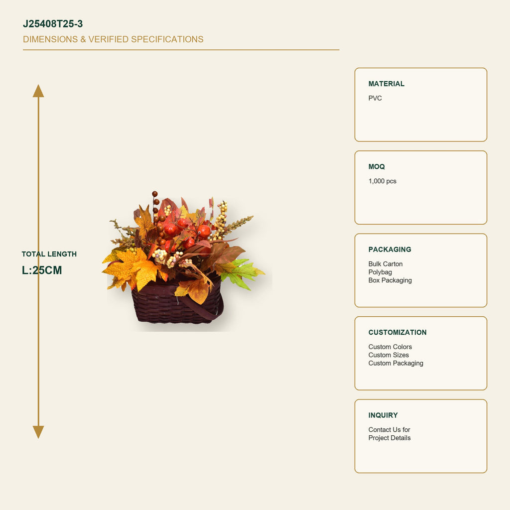J25408T25-3 image 3 - Autumn Tabletop Arrangement