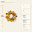 J25412W55 image 3 - Autumn Harvest Wreath