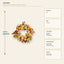 J25414W55 image 3 - Autumn Harvest Wreath