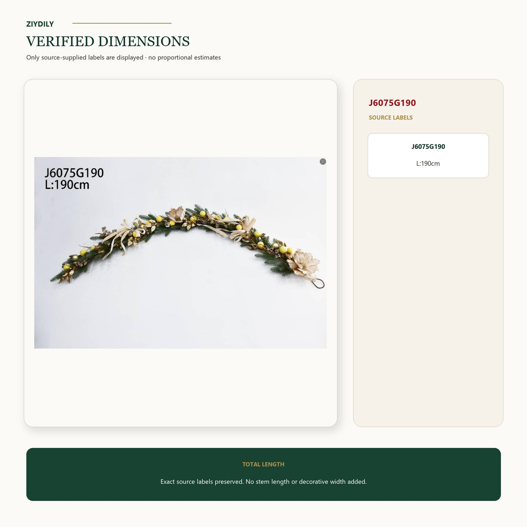J6075G190 verified dimensions and specifications