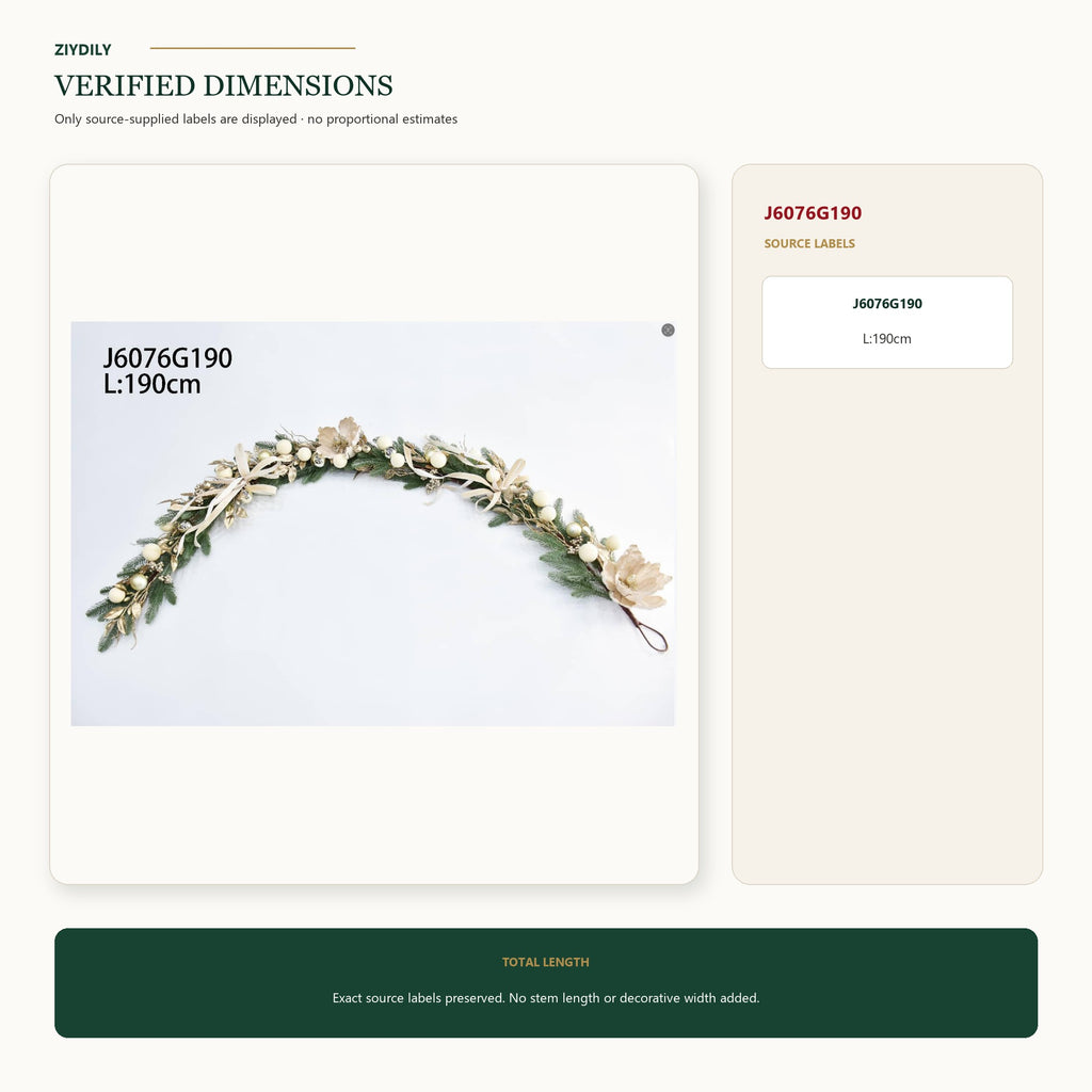 J6076G190 verified dimensions and specifications