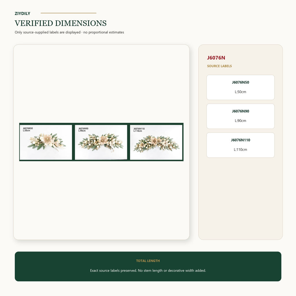 J6076N verified dimensions and specifications