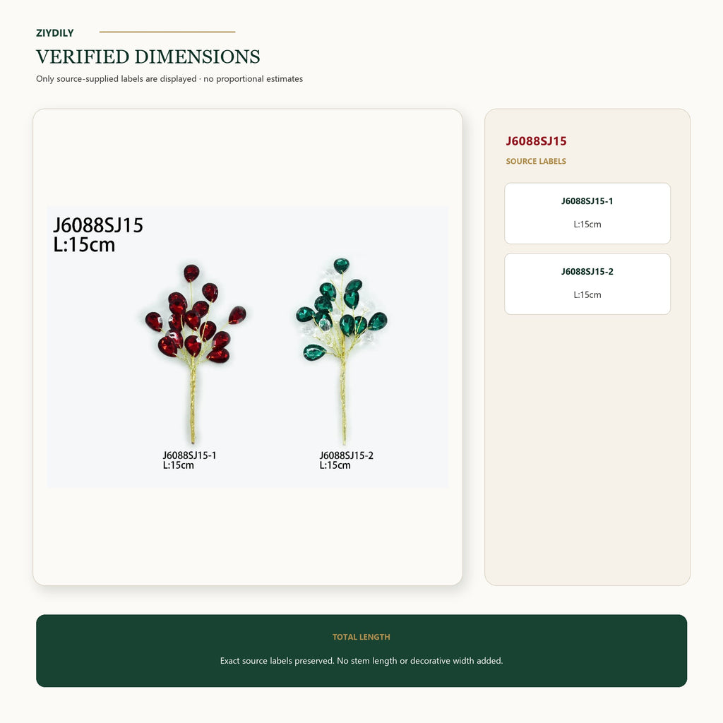 J6088SJ15 verified dimensions and specifications