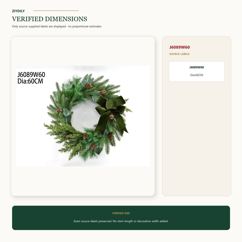 J6089W60 verified dimensions and specifications