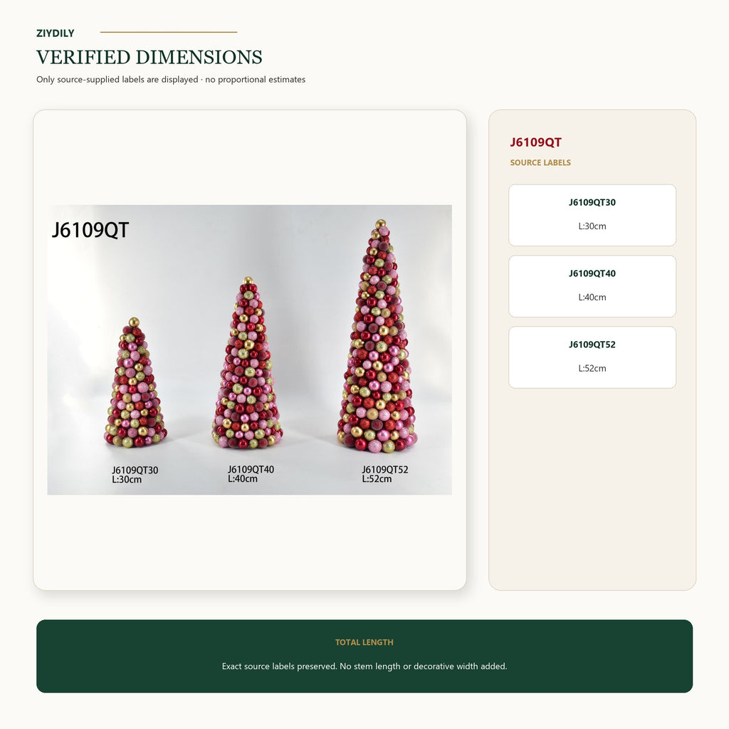 J6109QT verified dimensions and specifications