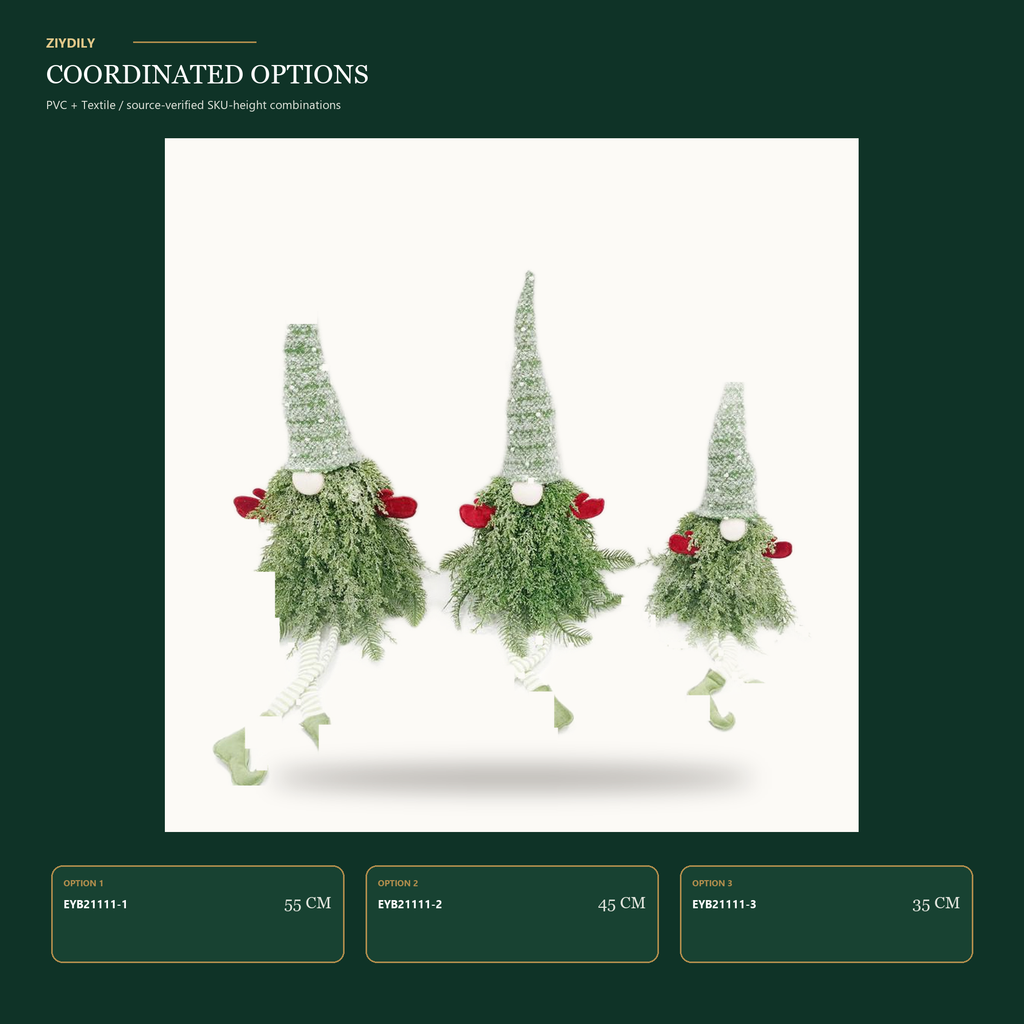 EYB21111 Christmas gnome product variants