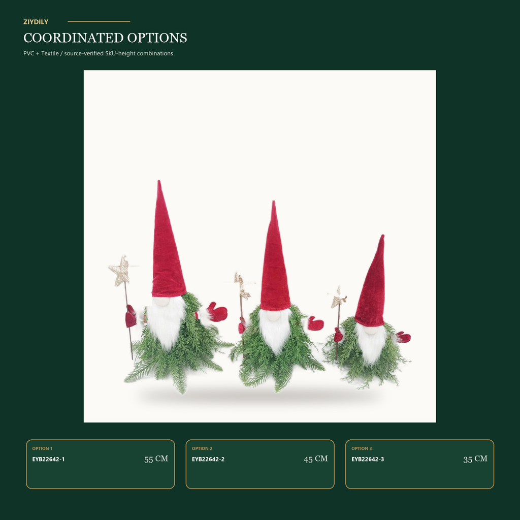 EYB22642 Christmas gnome product variants