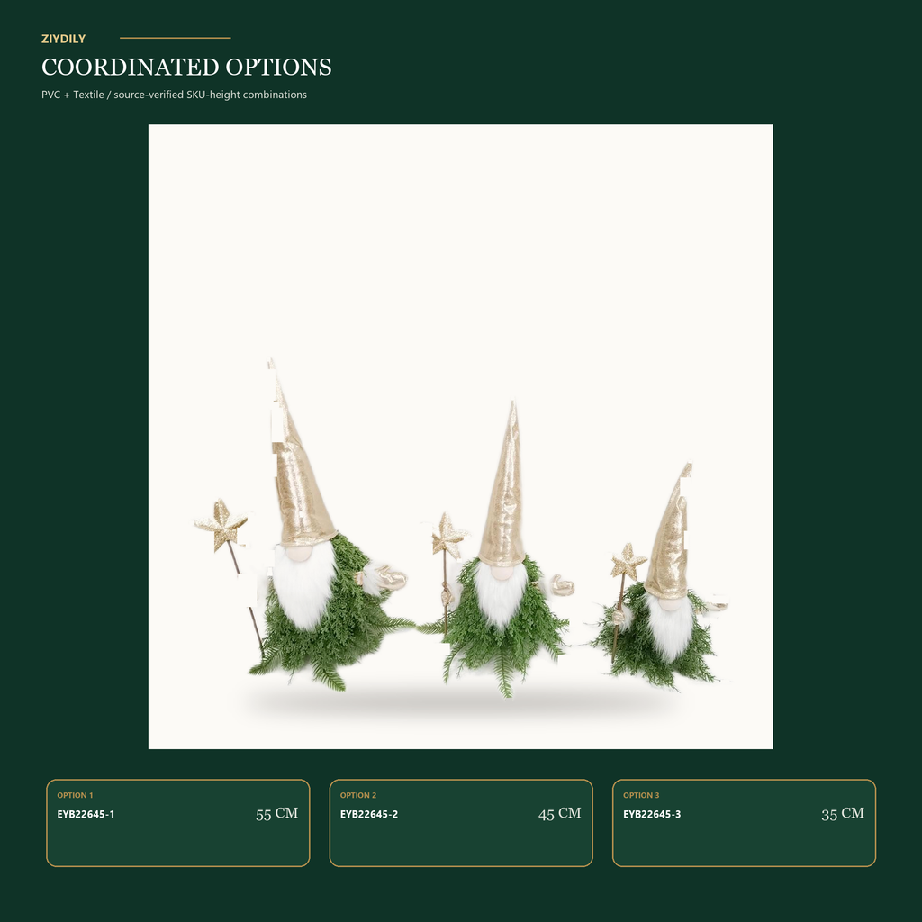 EYB22645 Christmas gnome product variants