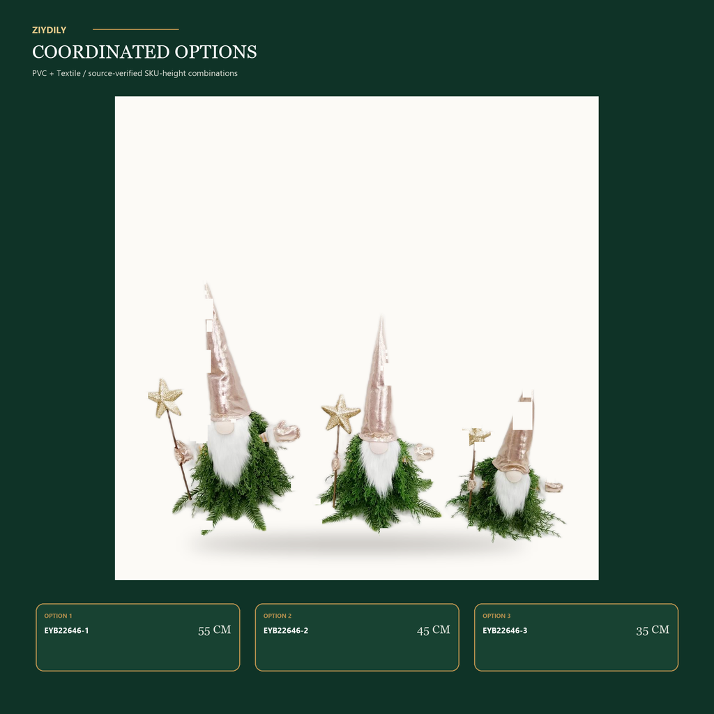 EYB22646 Christmas gnome product variants