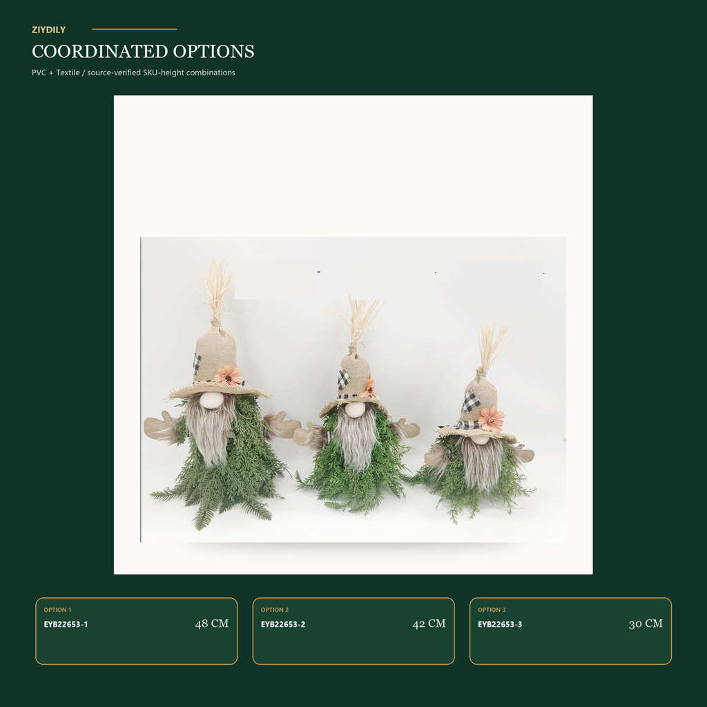 EYB22653 Christmas gnome product variants