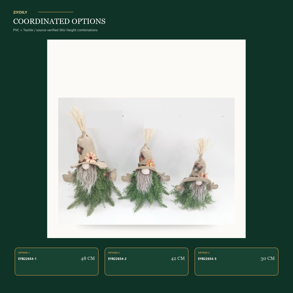 EYB22654 Christmas gnome product variants