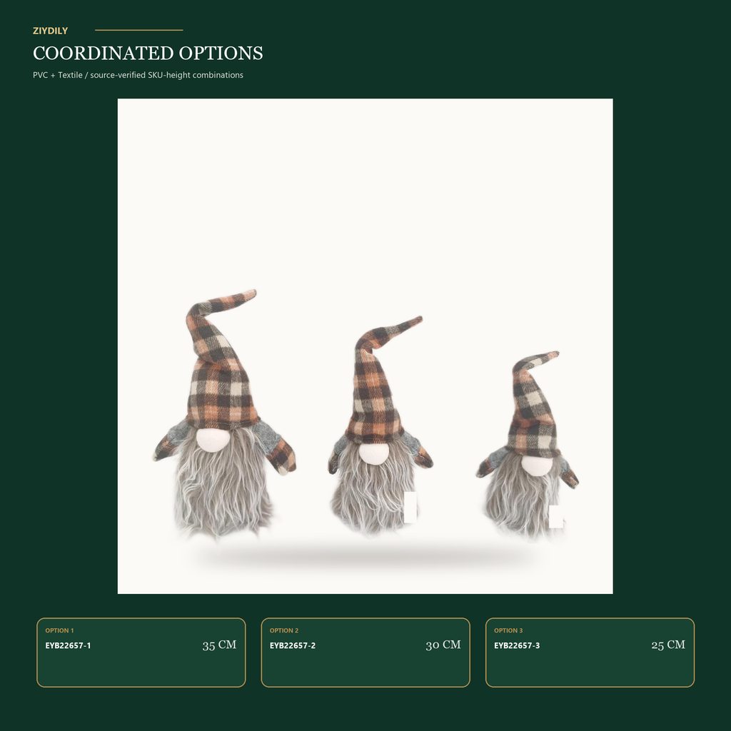 EYB22657 Christmas gnome product variants