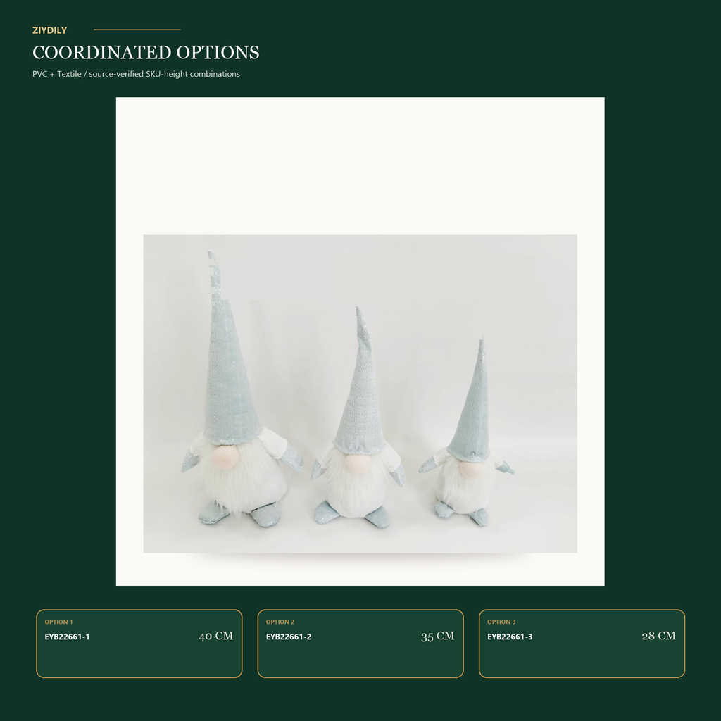 EYB22661 Christmas gnome product variants