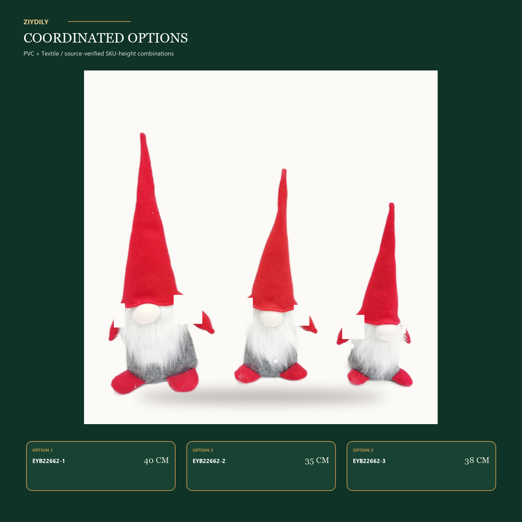 EYB22662 Christmas gnome product variants