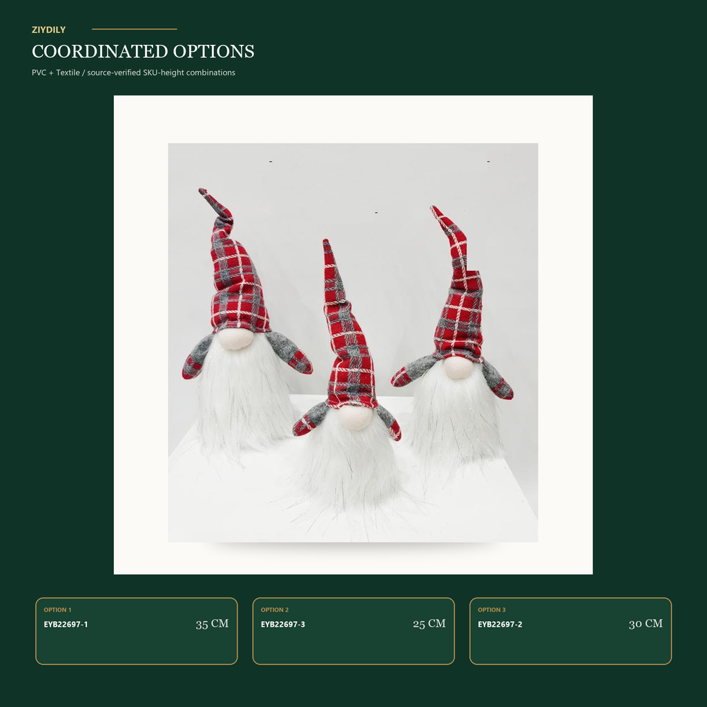 EYB22697 Christmas gnome product variants