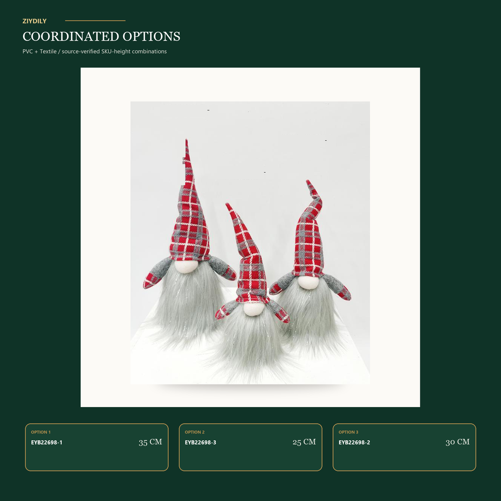 EYB22698 Christmas gnome product variants