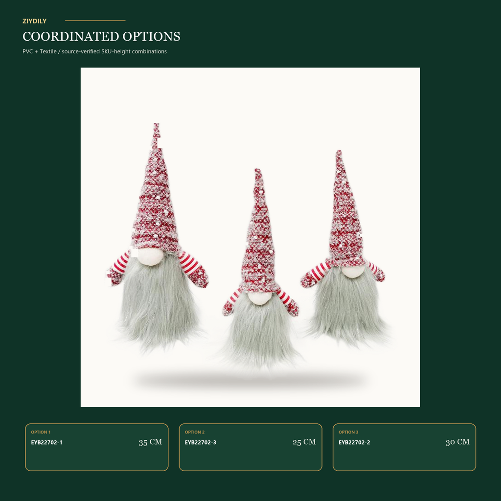 EYB22702 Christmas gnome product variants