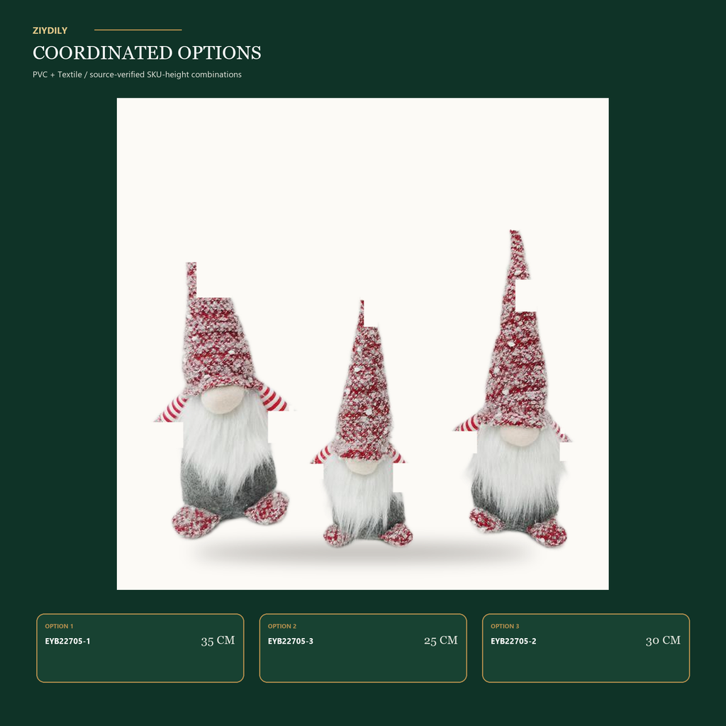 EYB22705 Christmas gnome product variants