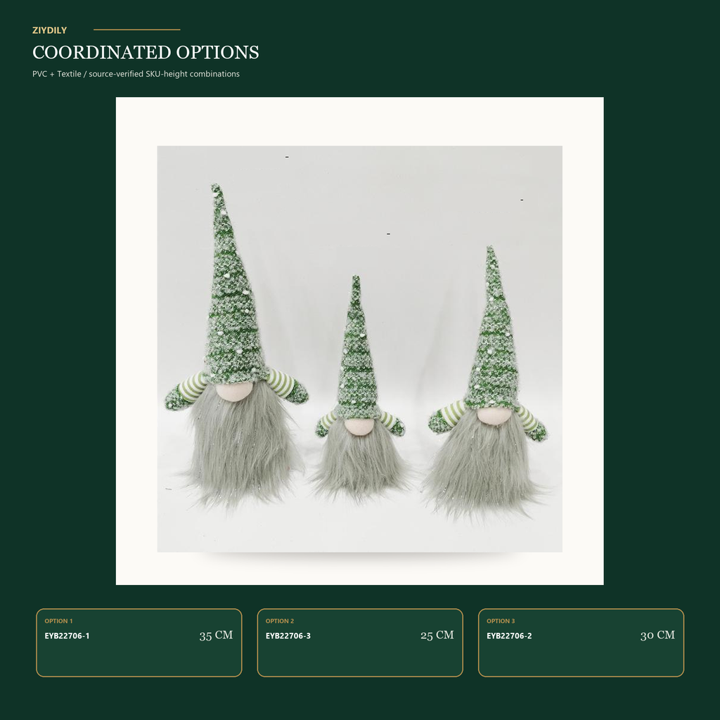 EYB22706 Christmas gnome product variants