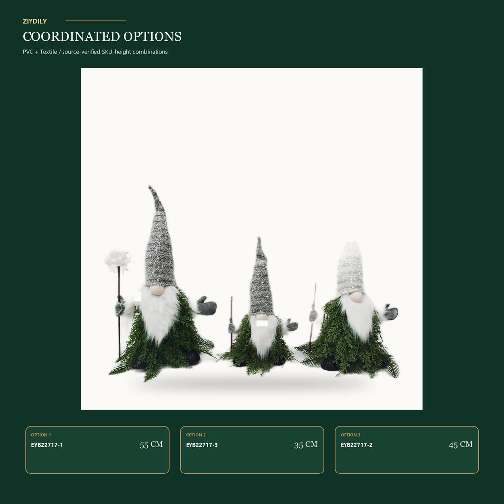 EYB22717 Christmas gnome product variants