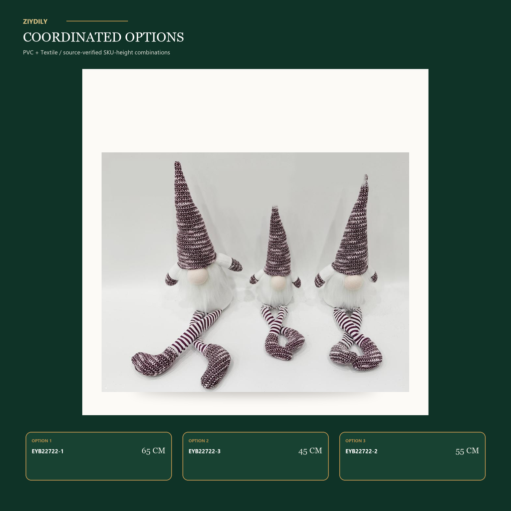 EYB22722 Christmas gnome product variants