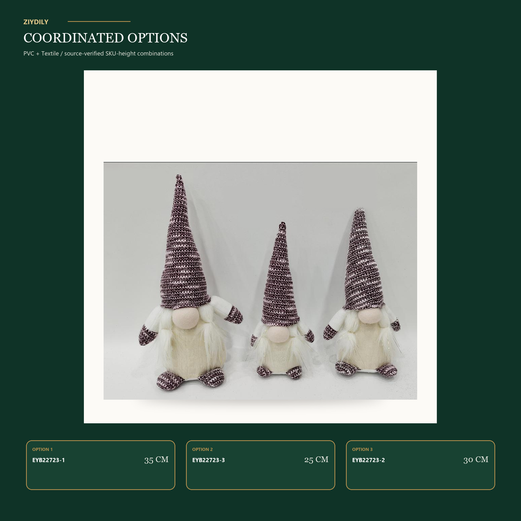 EYB22723 Christmas gnome product variants