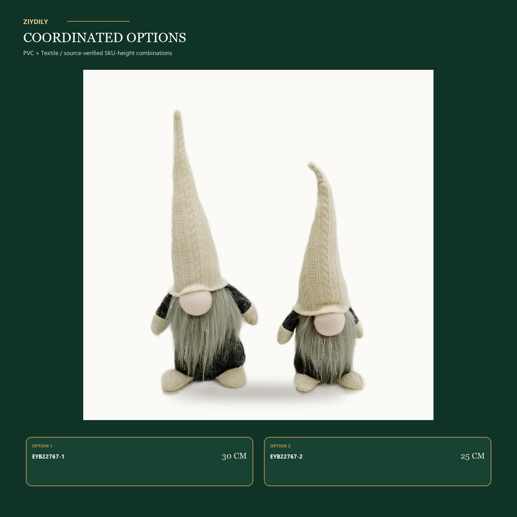 EYB22767 Christmas gnome product variants