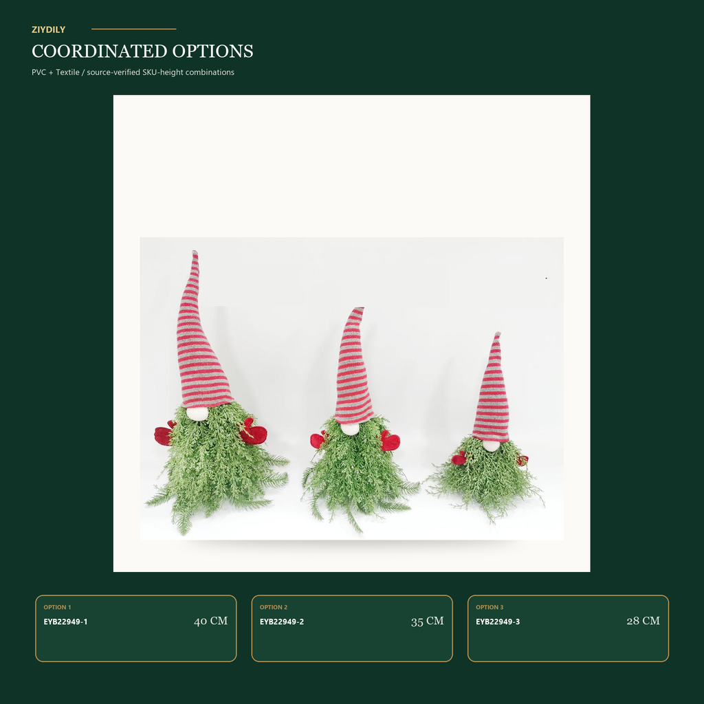 EYB22949 Christmas gnome product variants