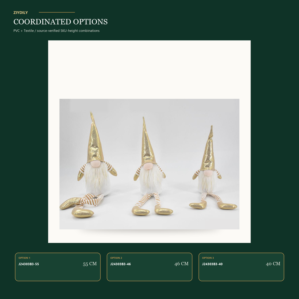 J24303B3 Christmas gnome product variants